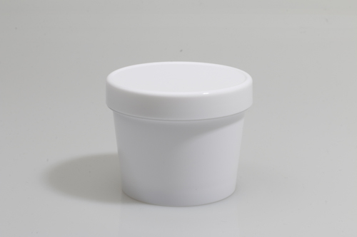 크림 PP 100g 원형백색용기