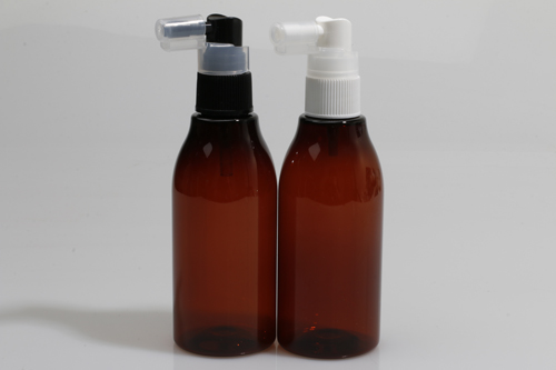 헤어스프레이 PET 120ml 원추갈색용기