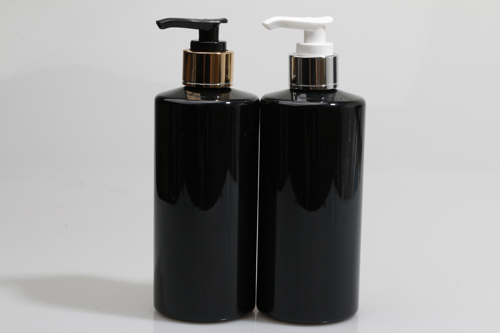 금속디스펜서 PET 300ml 원형검정용기(A)