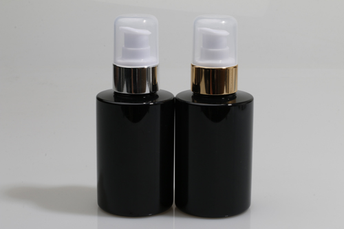 금속에센스펌프 PET 120ml 원형검정용기