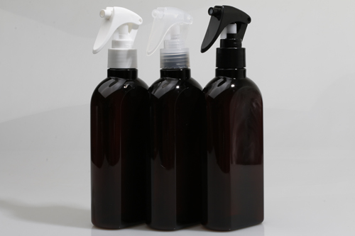 미니건스프레이 PET 250ml 납작갈색용기
