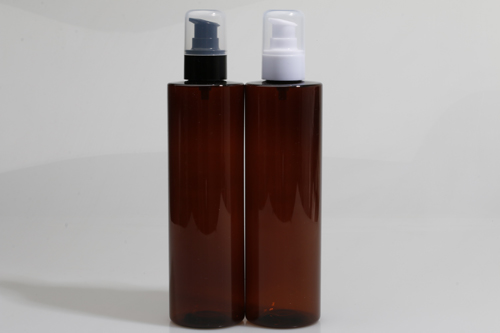 에센스펌프 PET 300ml 원형각갈색용기(L)