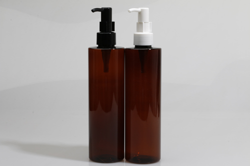 오일펌프 PET 300ml 원형각갈색용기(L)