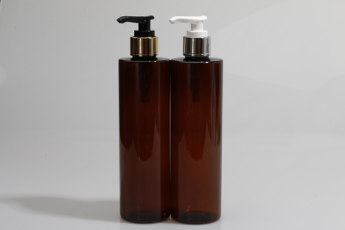 금속디스펜서 PET 300ml 원형각갈색용기(L)