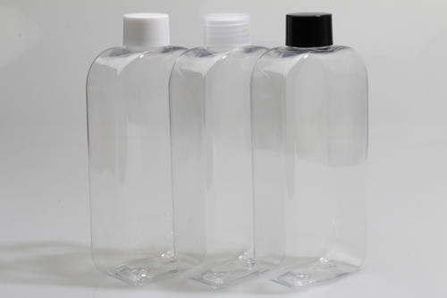 일반캡(민자) PET 300ml 사각납작투명용기
