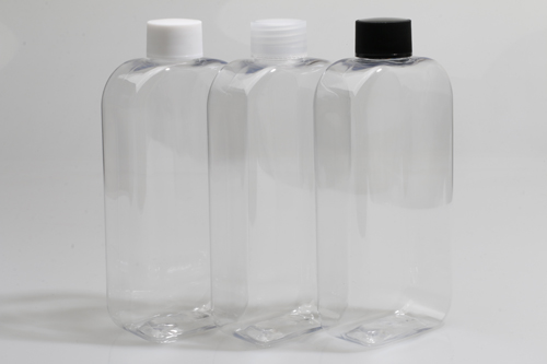 일반캡(톱니) PET 300ml 사각납작투명용기