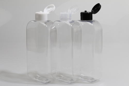 원터치캡 PET 300ml 사각납작투명용기