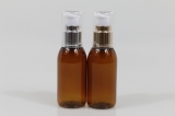 금속에센스펌프 PET 60ml 원형갈색용기(B형)