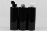 원터치캡PET 250ml 원형각검정용기