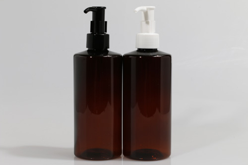 오일펌프 PET 300ml 원형갈색용기(A)