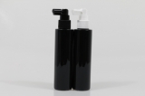 헤어스프레이 PET 140ml 원형각검정용기