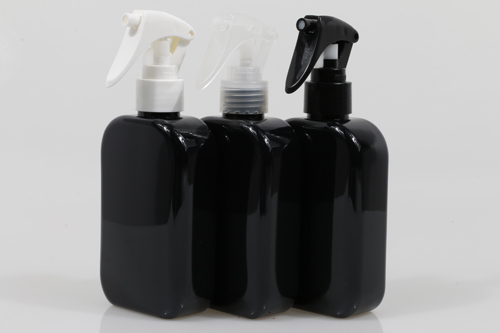 미니건스프레이 PET 200ml 사각납작검정용기(F)