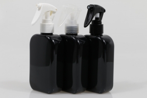 미니건스프레이 PET 200ml 사각납작검정용기(F)