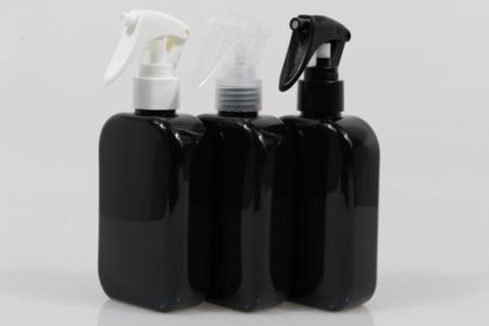 미니건스프레이 PET 200ml 사각납작검정용기(F)