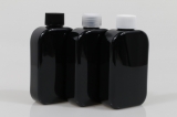 일반캡(톱니) PET 200ml 사각납작검정용기(F)