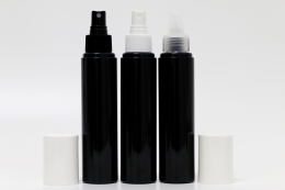 오버캡(백색)스프레이 PET 120ml 원형검정용기