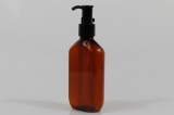 오일펌프 PET 100ml 사각납작갈색용기(A)