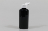 원터치캡 PET 100ml 원형검정용기(R)
