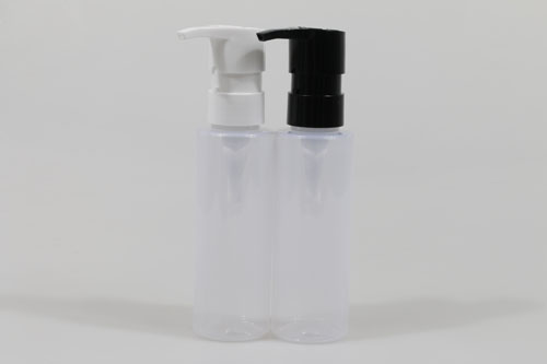 오일펌프(M) PET 100ml 원형각유백색용기