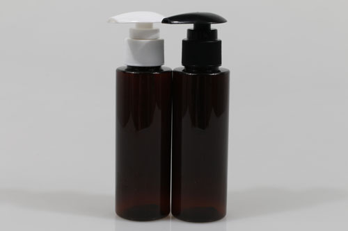 디스펜서(M) PET 100ml 원형각갈색용기