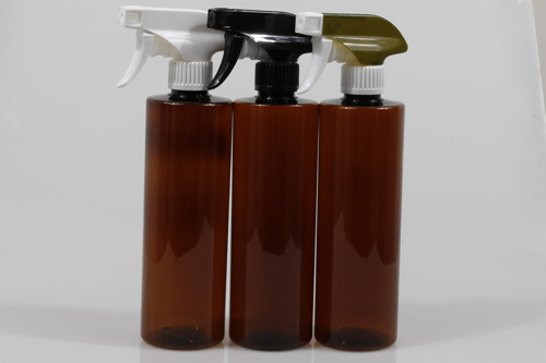 건스프레이(Q) PET 500ml 원형각갈색용기