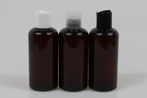 프레스캡 PET 200ml 원형갈색용기(Y)