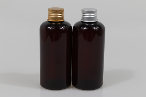 금속캡 PET 200ml 원형갈색용기(Y)