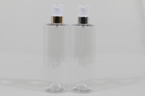 금속에센스펌프 24&Oslash;  PET 500ml 원형각투명용기