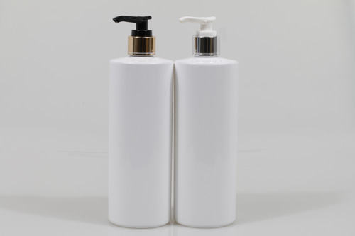 금속디스펜서 24&Oslash; PET 490ml 원형각백색용기