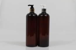금속디스펜서 24&Oslash; PET 490ml 원형갈색용기(L)