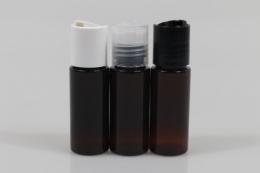 프레스캡 PET 20ml 원형갈색용기