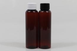 안전캡 PET 150ml 원형갈색용기(L)