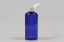 원터치캡 PET 100ml 원형청색용기(R)