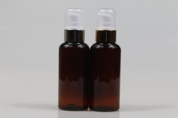 금속에센스펌프 PET 120ml 원형갈색용기(R)