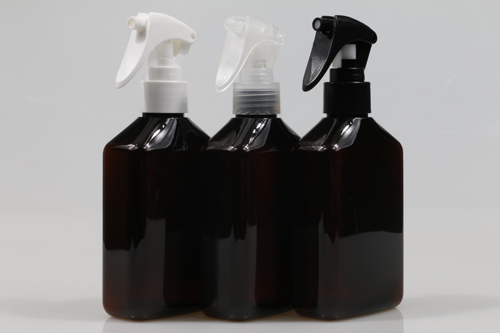 미니건스프레이 PET 220ml 사각납작갈색용기(A)