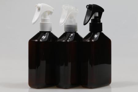 미니건스프레이 PET 220ml 사각납작갈색용기(A)