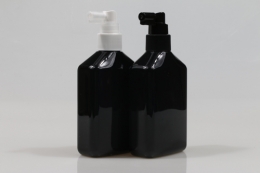 헤어스프레이 PET 220ml 사각납작검정용기(A)