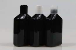 프레스캡 PET 220ml 사각납작검정용기(A)