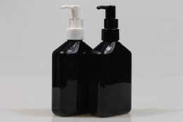 오일펌프 PET 220ml 사각납작검정용기(A)