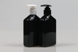 디스펜서(M) PET 220ml 사각납작검정용기(A)