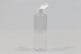 원터치캡 PET 100ml 원형투명용기(J)