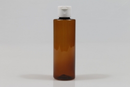 원터치캡 PET 100ml 원형갈색용기(J)