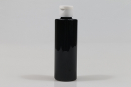 원터치캡 PET 100ml 원형검정용기(J)