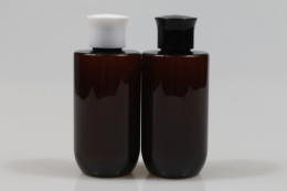 왕관캡 PET 100ml 원형각갈색용기(R)