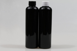 안전캡 PET 550ml 원형검정용기(L)
