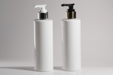 금속디스펜서 PET 250ml 원형각백색용기