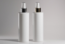 금속스프레이 PET 250ml 원형각백색용기