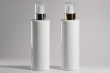 금속에센스펌프 PET 250ml 원형각백색용기
