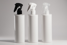 미니건스프레이 PET 250ml 원형각백색용기