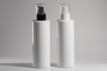 에센스펌프 PET 250ml 원형각백색용기